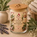 Linen & Sage Retreat — Soy Candle