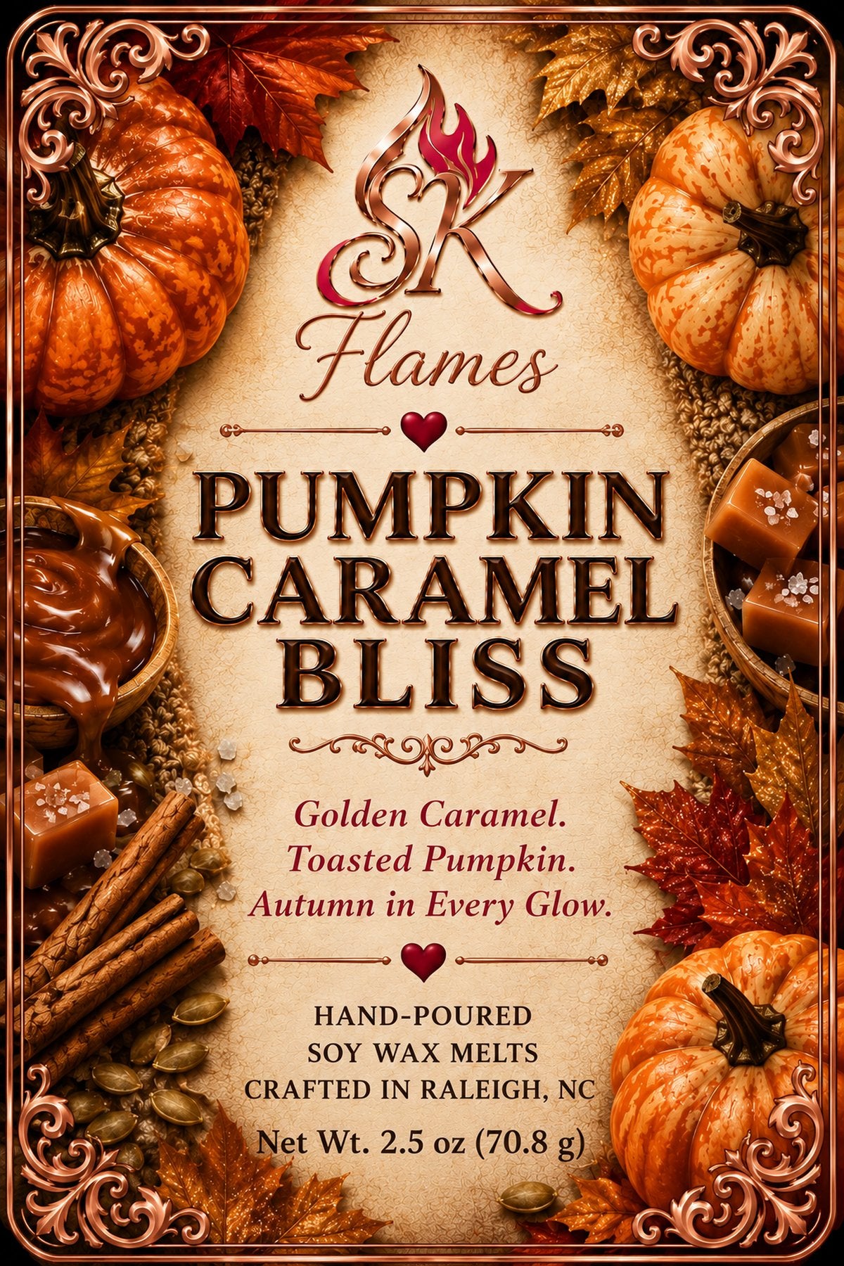 Pumpkin Caramel Bliss — Wax Melts